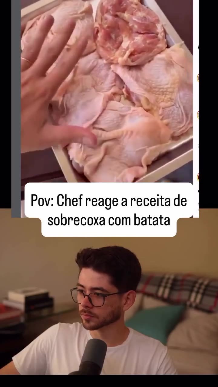 Sobrecoxa com batata